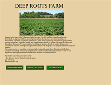 Tablet Screenshot of deeprootsfarm.com